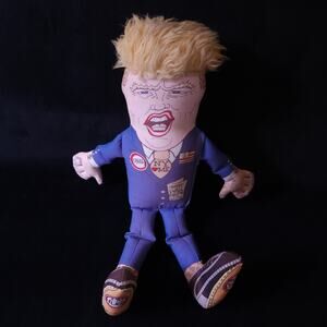 2016 Fuzzu Donald Trump Push To Inflate Large Stuffed Dog Toy Plush Doll 17"